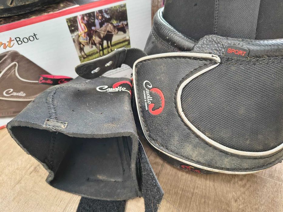 Buty dla konia Cavallo sportboot slim 6 + wrap L skarpetki opaski