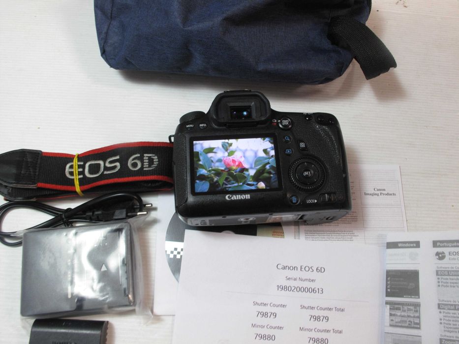 Canon 6D bom estado geral só 78 mil disparos - Ver fotos