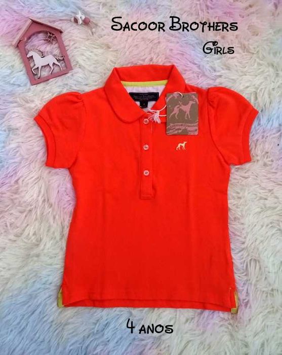 Polo Sacoor menina 4 anos, NOVO com etiqueta