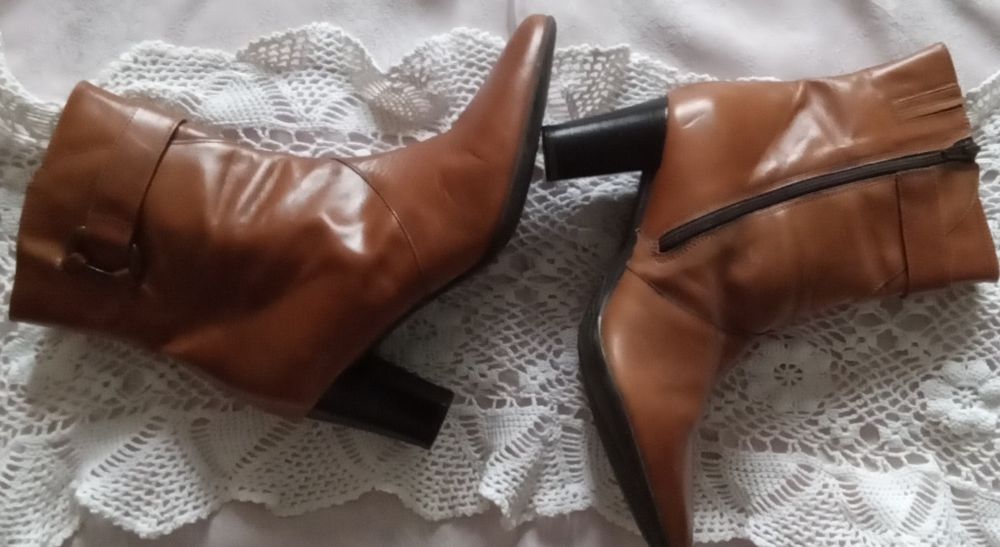 Ботинки кожа,р37-.38  ,