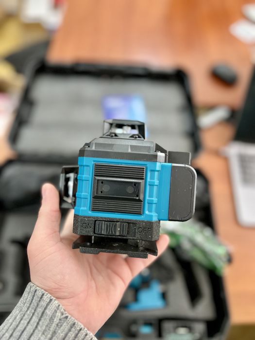 Лазерный уровень нивелир (зеленый луч) 16 линий новый