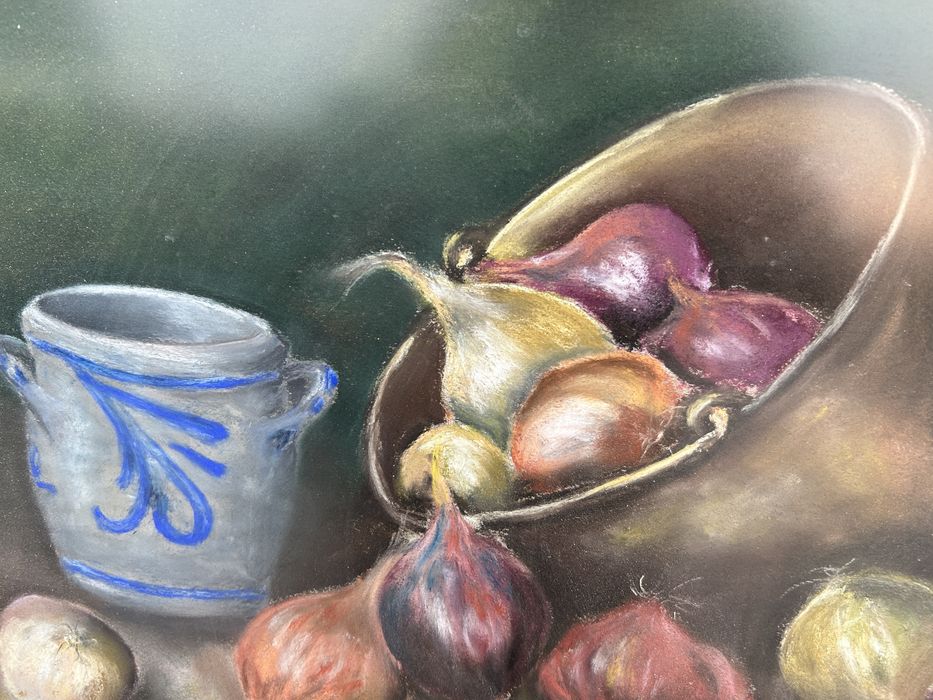 Obraz, martwa natura z cebulami #9134 Stylowy Węgrów