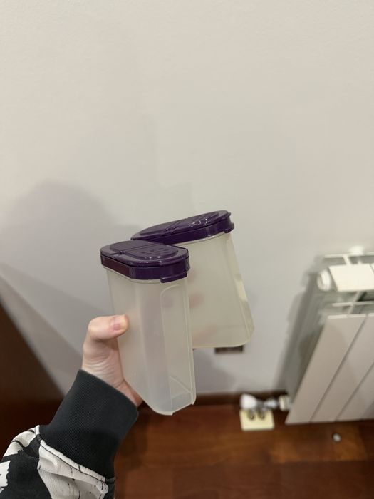 3 recipientes Tupperware