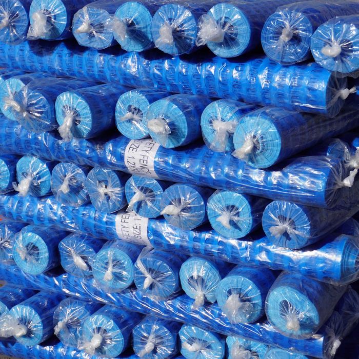 Siatka ostrzegawczo-wygrodzeniowa 1,20x50m - Siatki budowlano-drogowe