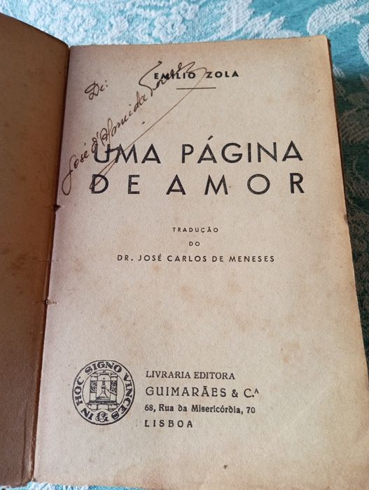 Zola - Uma página de Amor