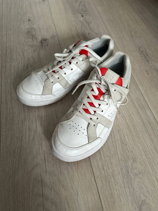 On the Roger Clubhouse White Grey Red 43