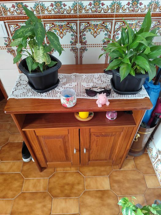 Móvel de madeira pinho mel