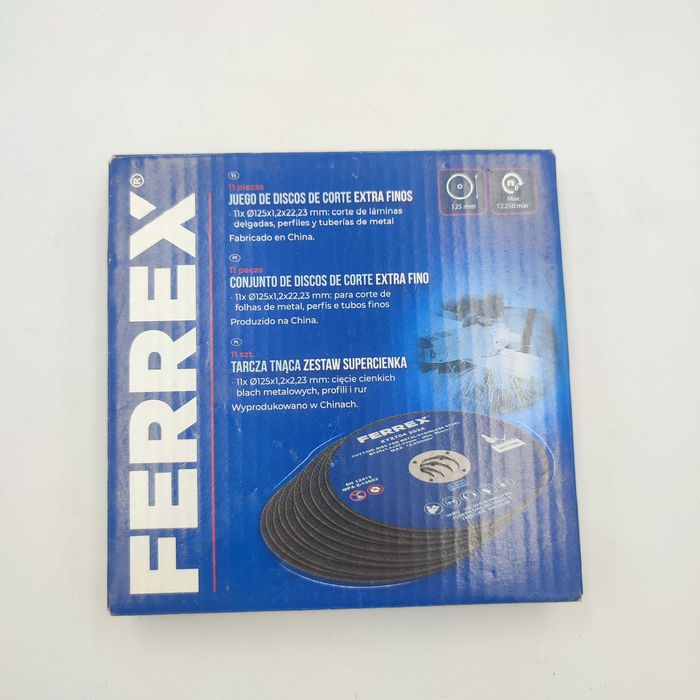 10- tarcz do cięcia metalu i stali nierdzewnej, Ferrex 40