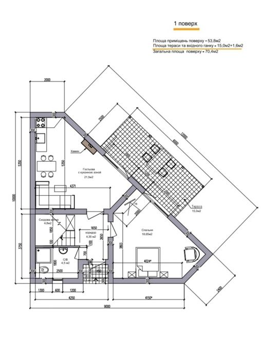 Продам квартиру в таунхаусе 2 ком. в лісі - Бортничі, Київ