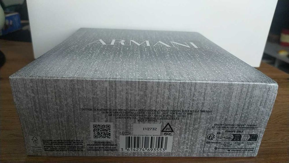 Zestaw Giorgio Armani Stronger with You Parfum 100ml+15ml nowy oryg.