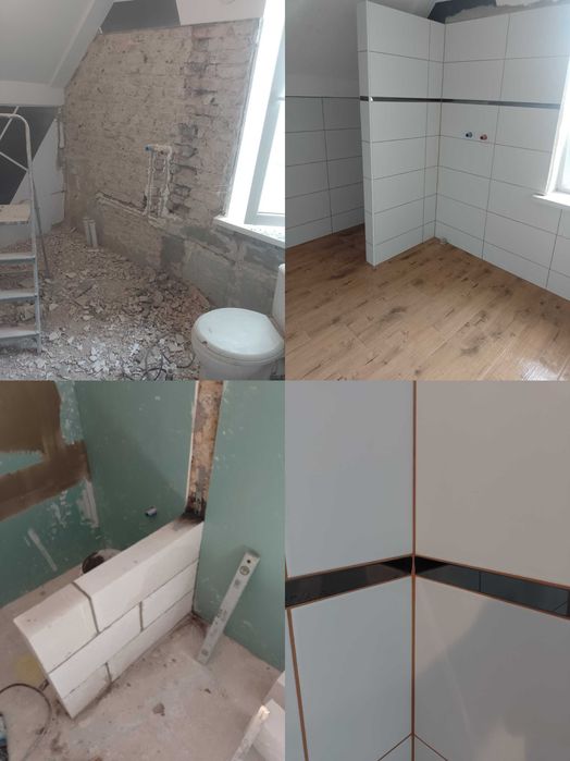 Remonty Łazienek,,wykończenia, gładzie, malowanie .SZYBKIE TERMINY!