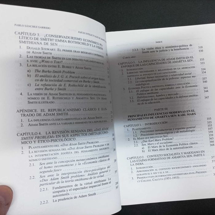 Raíces Intelectuales de Amartya Sen y Aristóteles, Adam Smith e Marx