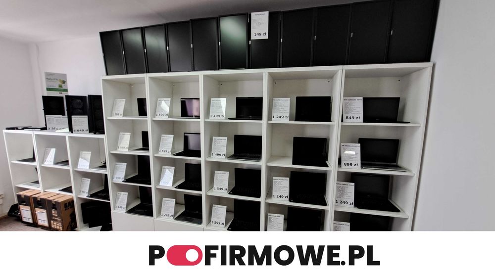 Laptopy Poleasingowe Katowice DELL HP LENOVO Gwarancja Faktura Raty 0% PoFirmowe.pl