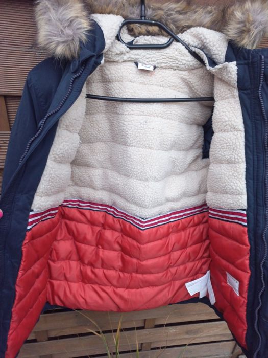 Kurtka zimowa parka chłopieca r.152