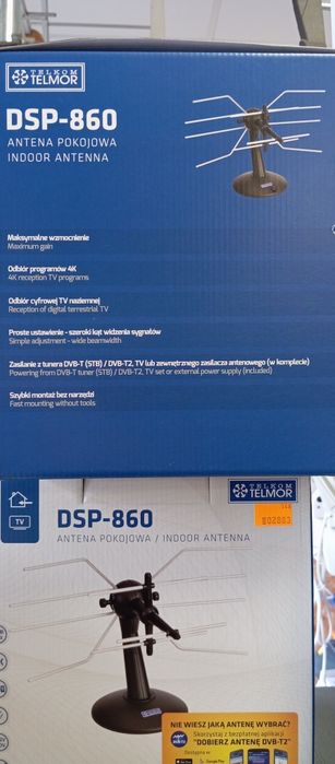 Antena pokojowa DSP -860 TELMOR
