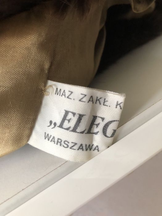 Czapka,toczek z królika, brązowy
