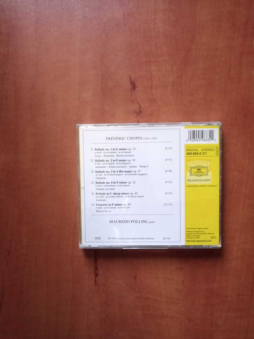 Chopin: Ballades 1-4
Maurizio Pollini