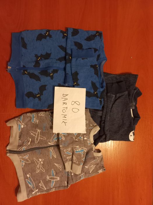 3x Bluzy bomberki 80