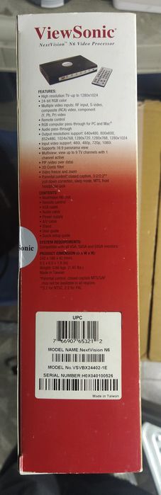 ViewSonic N6 - HDTV