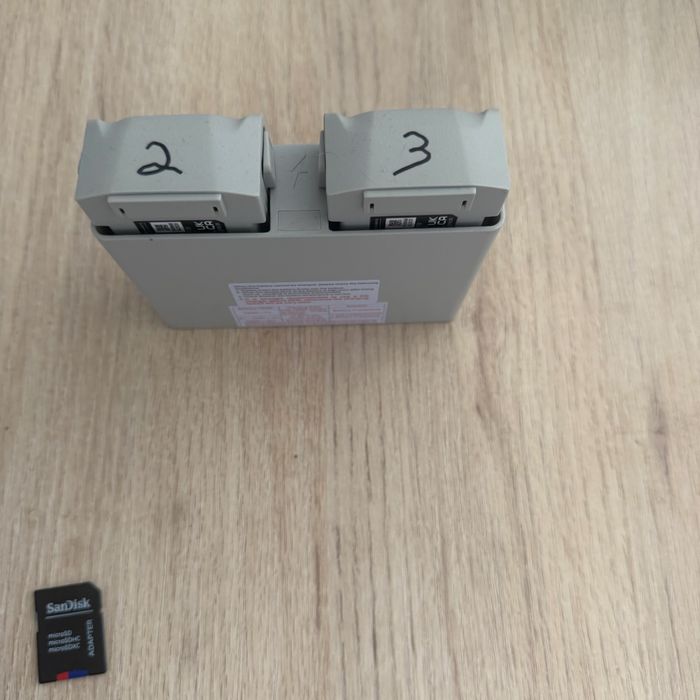 2 baterias drono dji mini 4 com carregador duplo