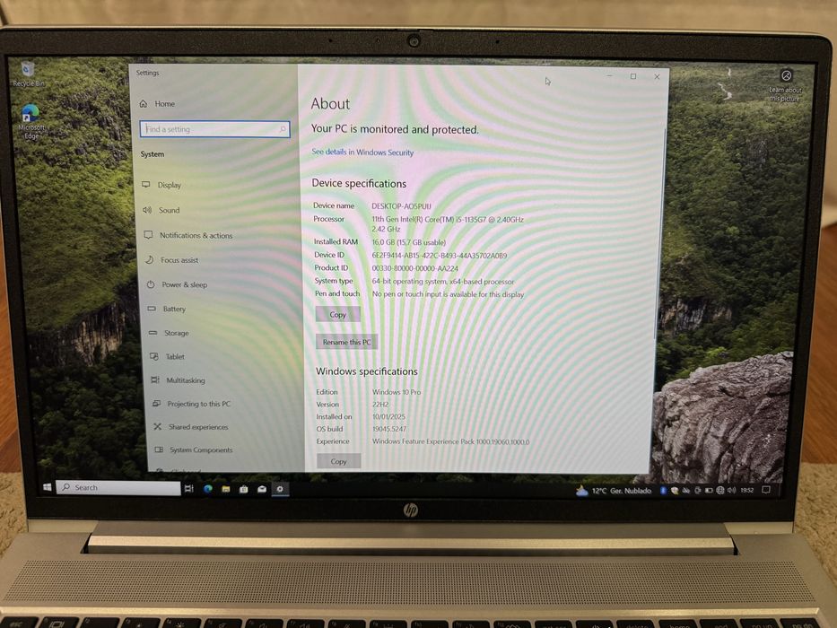 Portatil HP Probook 450 G8 i5 11th 16gbram