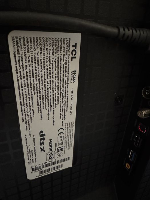 Smart Tv TCL 55C655 QLed 4K