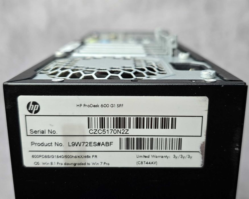 Комп'ютер ПК HP 600 G1 SFF i3-4130 8GB DDR3 128Gb SSD Гарантія 12 міс