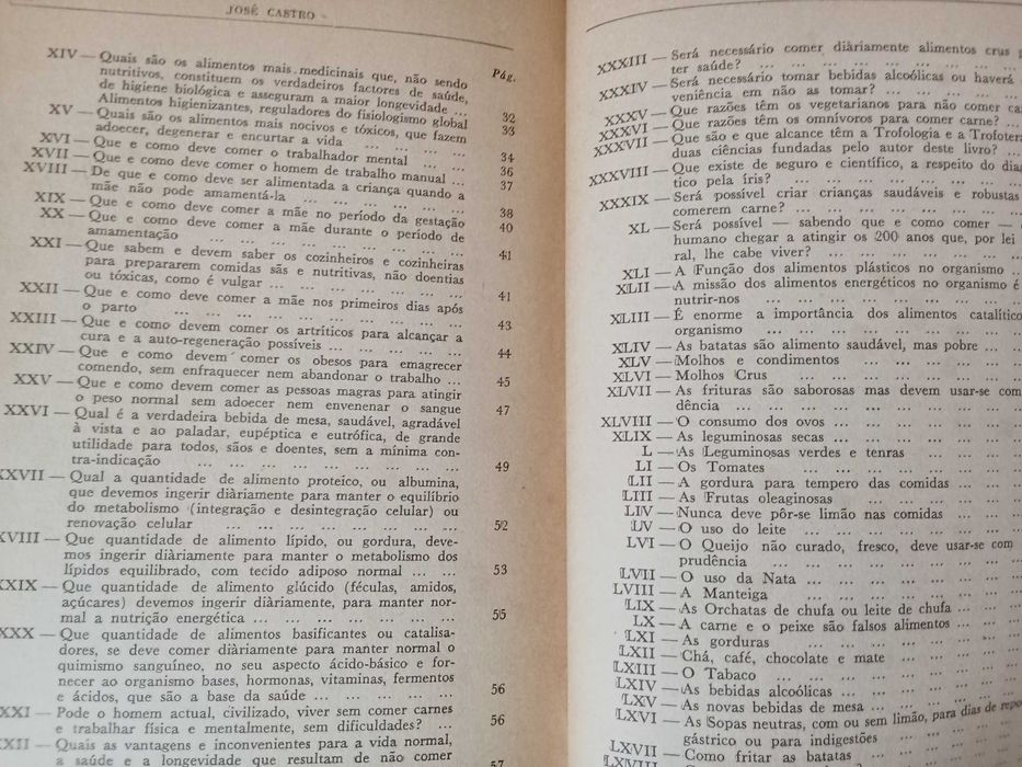 O que e como devemos comer - José Castro