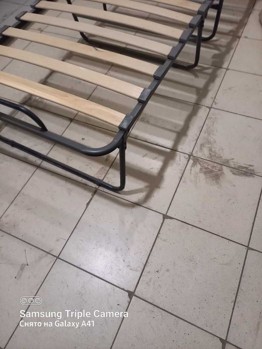 Раскладушка с ортопедическим матрасом