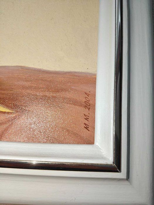 Авторська картина маслом з рамкою