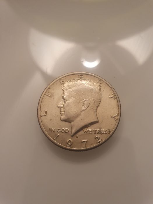 Half dollar Kennedy 1972