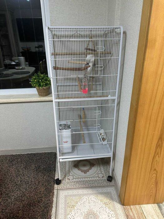 Большой вольер клетка для попугая Bird Cage XL - 146 х 54 х 54 см