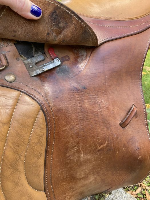 Siodło PLESZEW skórzane