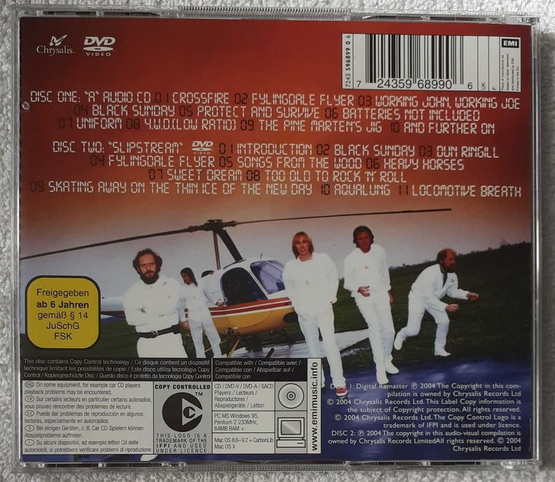 Jethro Tull – A + Slipstream (CD, Album, DVD-Video, PAL)