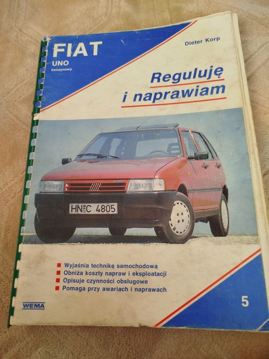 Książki do naprawy  Fiata 126p i UNO