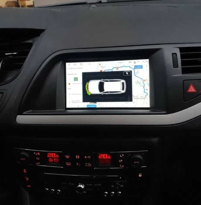 Citroen C5 radio android auto carplay wyświetlacz dotyk navi bluetooth