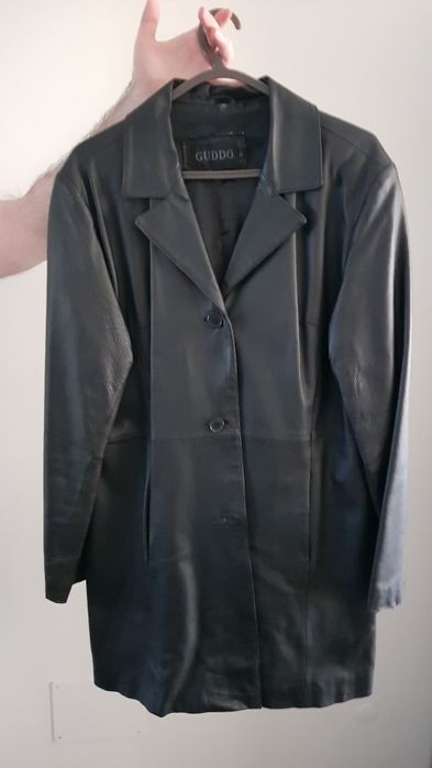 Casaco  couro de mulher