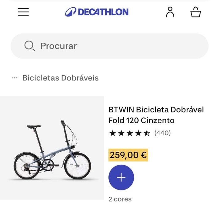 Bike btwin dobravel nova