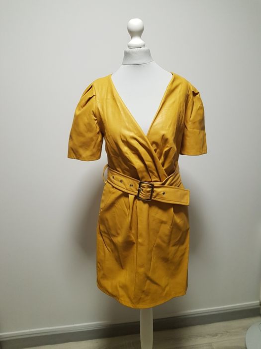 Made in Italy 38/M sukienka eko skóra