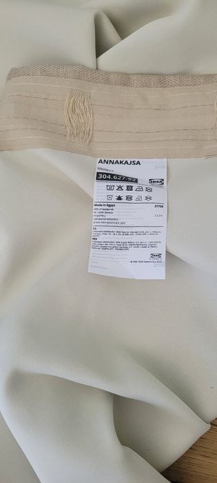Zasłony Ikea Annakajsa