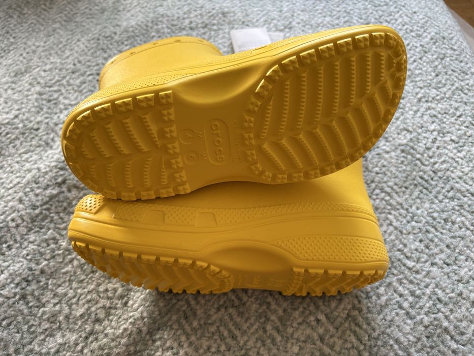 Kalosze Crocs Classic Boot żółte – nowe z metkami, rozm. 36–37