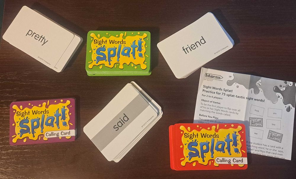 Sight words SPLAT GR K-1