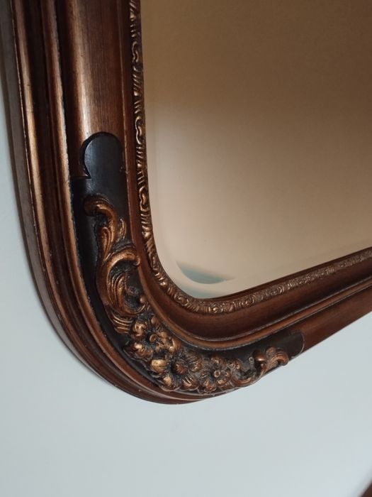 Espelho talha dourada