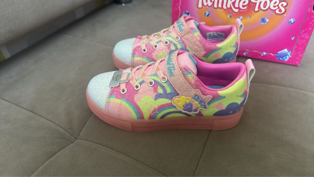Сяючі кеди  Skechers S-Lights 33/5,35р Оригінал