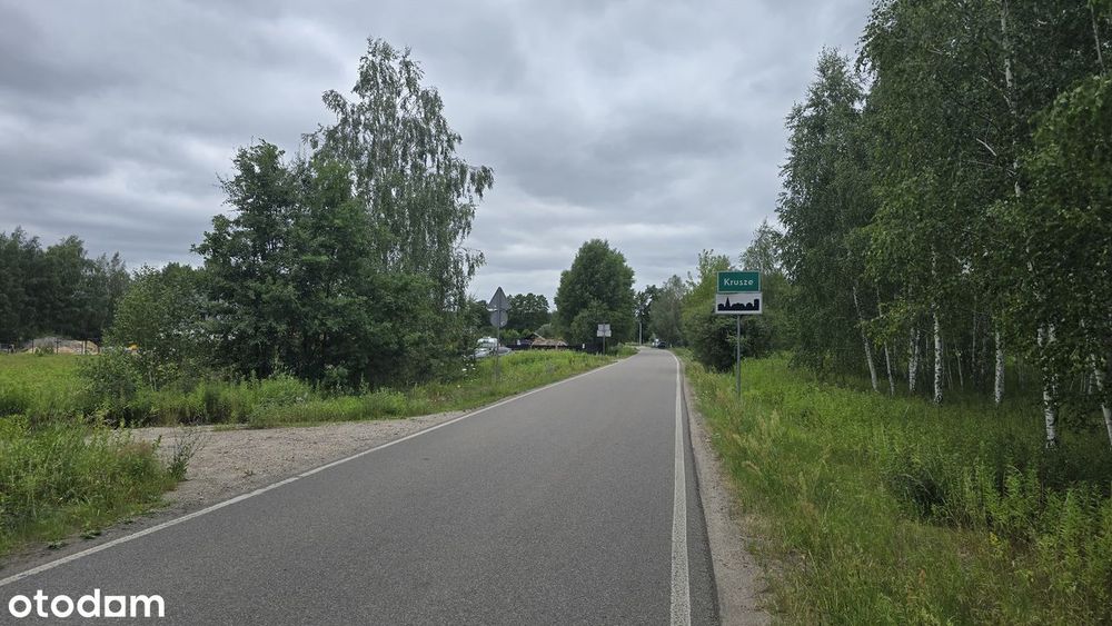 Działki budowlane 976 i 1046m2 | Krusze | WZ | asfalt | Las | PKP3km