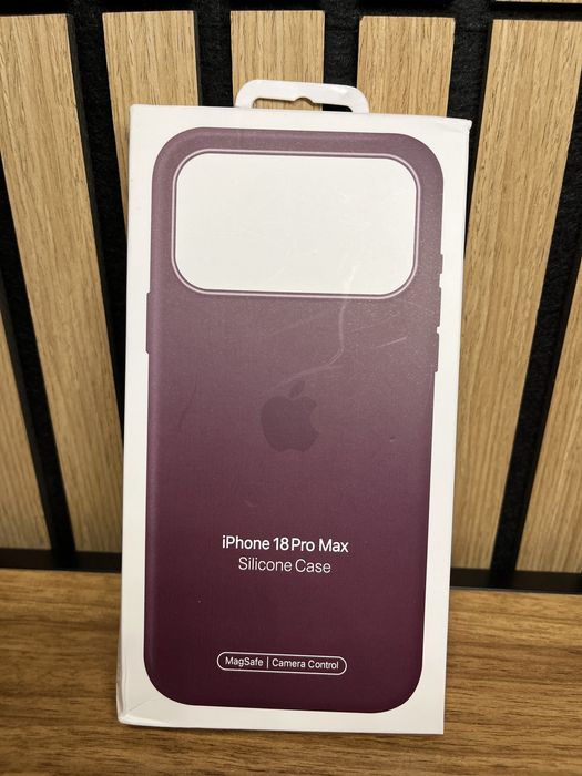 Чохол Apple Silicone Case для iPhone 18 Pro Max з MagSafe, Cherry Red (вишневий)
