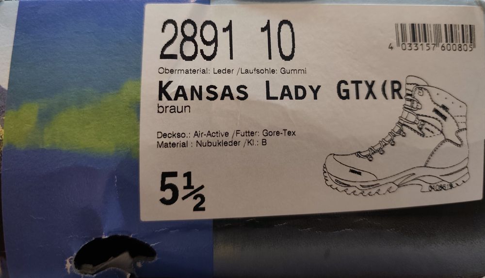 Buty trekkingowe Meindl Kansas Lady GTX ( R braun Rozmiar 5,5 (39)