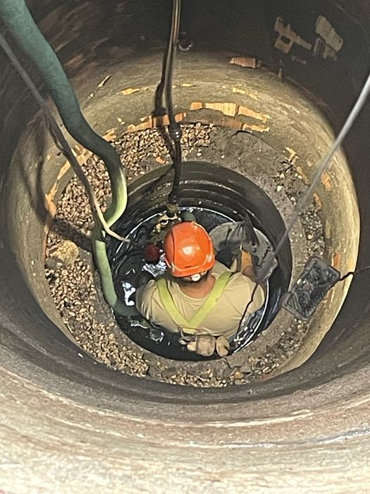 Limpeza e manutenção de poços