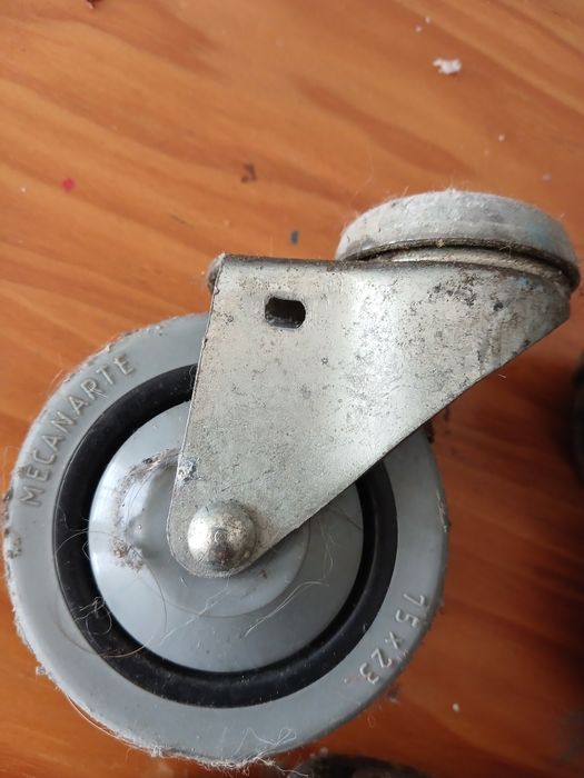 4 rodas para adaptar carrinho ou movel