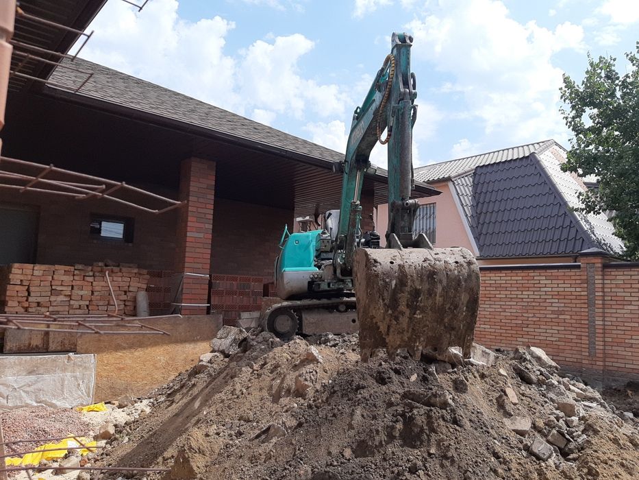 Экскаватор.Миниэкскаватор.Кольца бетонные.Септик.Сливная яма.Буроям.